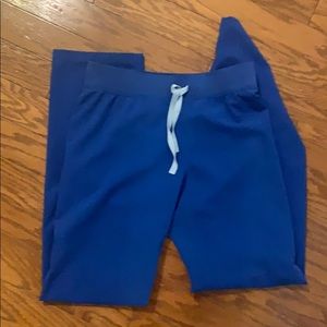 Figs Livingston Royal Blue Pants XS Tall